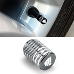 Tappo della valvola del pneumatico dell'auto con pugno motivazionale gesto di potenza laser, Blue, Red, Black, Gray