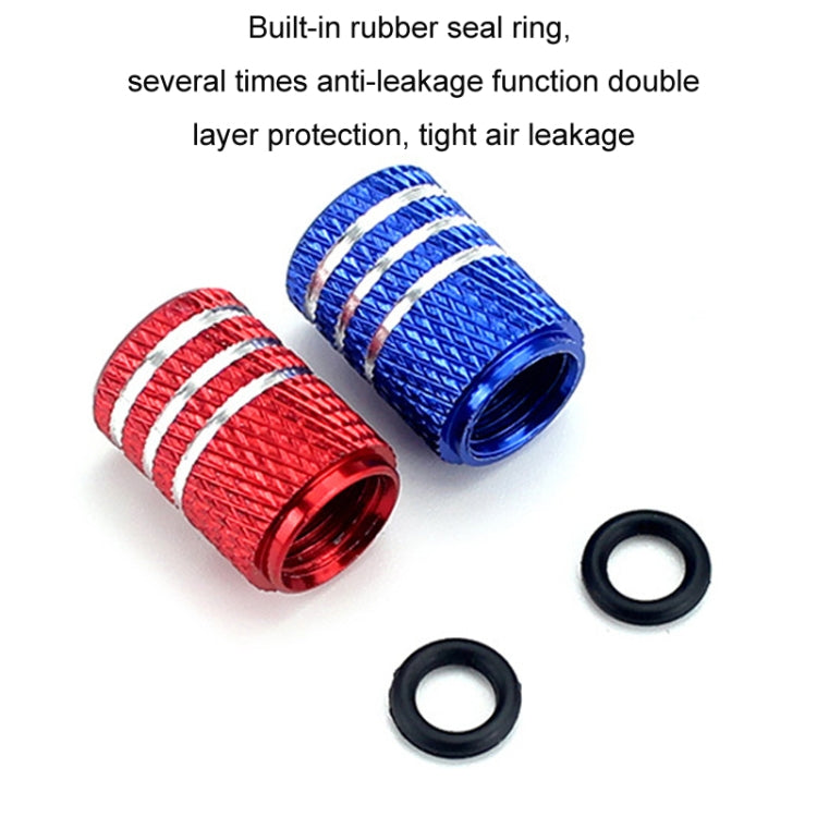 Tappo della valvola del pneumatico dell'auto con pugno motivazionale gesto di potenza laser, Blue, Red, Black, Gray