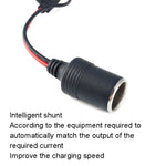 Presa femmina per accendisigari per auto con tubo fusibile da 15 A, 30cm, 50cm, 1m, 3m, 5m