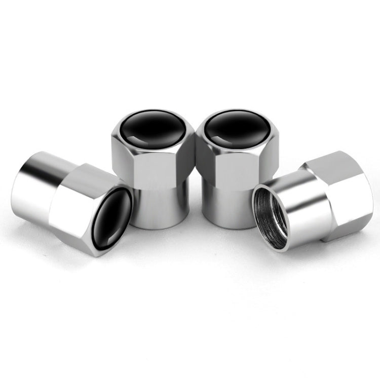 4 pz/set Cappucci per valvole esagonali in metallo per pneumatici Coperchi per valvole modificati universali per automobili, Hexagonal