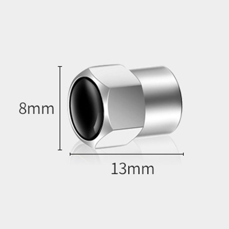 4 pz/set Cappucci per valvole esagonali in metallo per pneumatici Coperchi per valvole modificati universali per automobili, Hexagonal