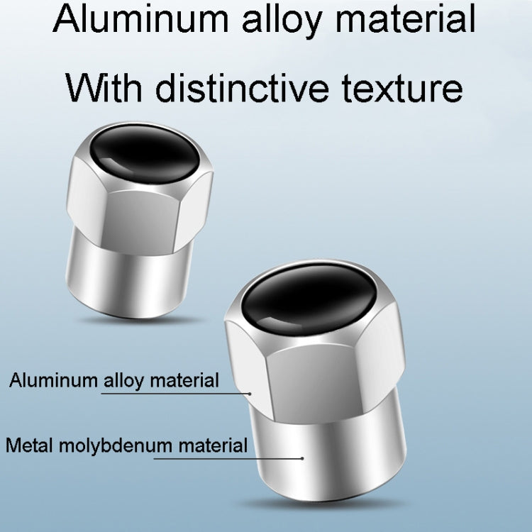 4 pz/set Cappucci per valvole esagonali in metallo per pneumatici Coperchi per valvole modificati universali per automobili, Hexagonal