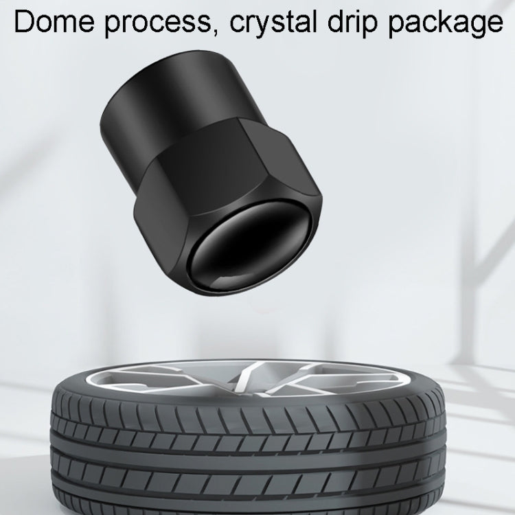 4 pz/set Cappucci per valvole esagonali in metallo per pneumatici Coperchi per valvole modificati universali per automobili, Hexagonal