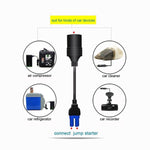 Alimentatore di avvio di emergenza per auto Multifunzionale EC5 Testa DC Rotore Cigaretteer pubblico Sedile madre