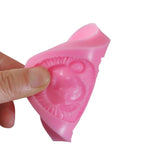 Animali tridimensionali dei cartoni animati Stampo in silicone per fondente Strumenti per decorare torte, 1286, 0599