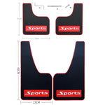 2 pezzi paraspruzzi per pneumatici per auto modifica paraspruzzi in plastica antispruzzo, Sports, Cat Eye, Large Sports, Large Blank