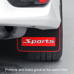 2 pezzi paraspruzzi per pneumatici per auto modifica paraspruzzi in plastica antispruzzo, Sports, Cat Eye, Large Sports, Large Blank