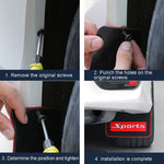 2 pezzi paraspruzzi per pneumatici per auto modifica paraspruzzi in plastica antispruzzo, Sports, Cat Eye, Large Sports, Large Blank