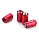 4 pz/set Ombrello In Metallo Valvola Della Gomma Caps Automobile Universale Modificato Coprivalvole