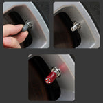 4 pz/set Ombrello In Metallo Valvola Della Gomma Caps Automobile Universale Modificato Coprivalvole