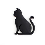 Adesivo 3D carino per il blocco dei graffi del corpo della decorazione dell'auto, Black Cat, Silver Cat, Black Puppy, Silver Puppy