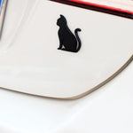 Adesivo 3D carino per il blocco dei graffi del corpo della decorazione dell'auto, Black Cat, Silver Cat, Black Puppy, Silver Puppy