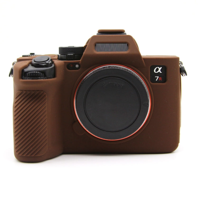 Custodia protettiva in silicone per fotocamera mirrorless Sony A7RV, Yellow, Red, Camouflage, Black, Dark Green, Coffee, White, Blue