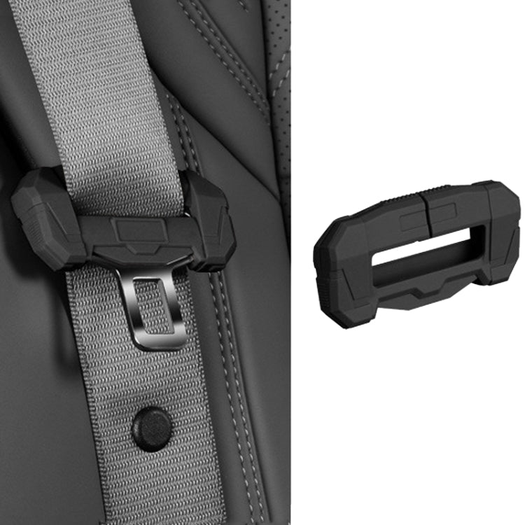 Custodia protettiva per fibbia della cintura di sicurezza per auto, protezione in silicone antigraffio per tappi per cintura di sicurezza, Large, Small