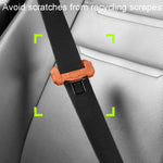 Custodia protettiva per fibbia della cintura di sicurezza per auto, protezione in silicone antigraffio per tappi per cintura di sicurezza, Large, Small