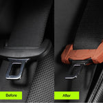 Custodia protettiva per fibbia della cintura di sicurezza per auto, protezione in silicone antigraffio per tappi per cintura di sicurezza, Large, Small