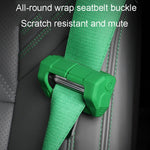 Custodia protettiva per fibbia della cintura di sicurezza per auto, protezione in silicone antigraffio per tappi per cintura di sicurezza, Large, Small