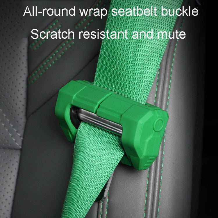 Custodia protettiva per fibbia della cintura di sicurezza per auto, protezione in silicone antigraffio per tappi per cintura di sicurezza, Large, Small