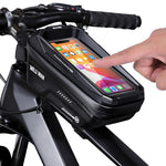 WILD MAN MS66 Borsa per cellulare con touch screen da ciclismo con guscio rigido in EVA da 1,2 litri, MS66
