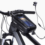 WILD MAN MS66 Borsa per cellulare con touch screen da ciclismo con guscio rigido in EVA da 1,2 litri, MS66