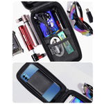 WILD MAN MS66 Borsa per cellulare con touch screen da ciclismo con guscio rigido in EVA da 1,2 litri, MS66
