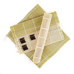 Tenda per sushi non adesiva in rotolo di sushi in bambù da 23 x 22 cm