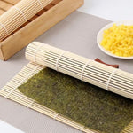 Tenda per sushi non adesiva in rotolo di sushi in bambù da 23 x 22 cm