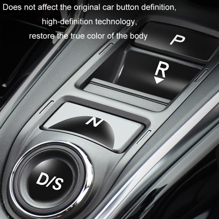 Per Acura CDX/19 RDX Pellicola protettiva per interni auto, 6pcs /Set Gear Button Sticker, 5pcs /Set Mouse Sticker