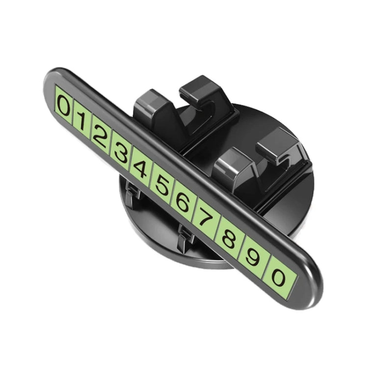 Cartello per parcheggio temporaneo porta cellulare per cruscotto dell'auto 2 in 1