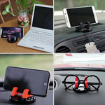 Cartello per parcheggio temporaneo porta cellulare per cruscotto dell'auto 2 in 1