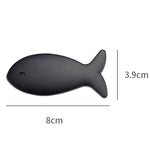 Adesivi in metallo per auto a forma di pesce Decalcomanie decorative per indicatori di coda per carrozzeria, Fish-Shaped