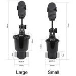 Supporto per telefono cellulare con navigazione centrale per auto Portabicchieri girevole a 360°, Small, Large