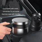 Supporto per telefono cellulare con navigazione centrale per auto Portabicchieri girevole a 360°, Small, Large