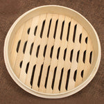 Cestino per cottura a vapore vegetariano per cibo asiatico in bambù per la cottura a vapore del panino, 21cm Cover, 21cm Cage, 27cm Cover, 27cm Cage