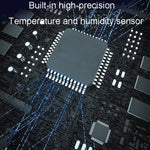 Mini misuratore elettronico di temperatura e umidità per animali domestici Misuratore di temperatura e umidità altamente preciso per uso domestico, Degrees Celsius, Degrees Fahrenheit