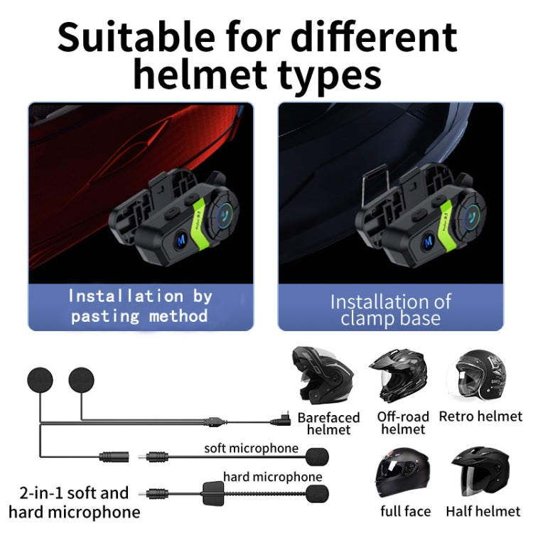 Auricolare Bluetooth per casco moto S3 con microfono antirumore