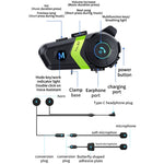 Auricolare Bluetooth per casco moto S3 con microfono antirumore