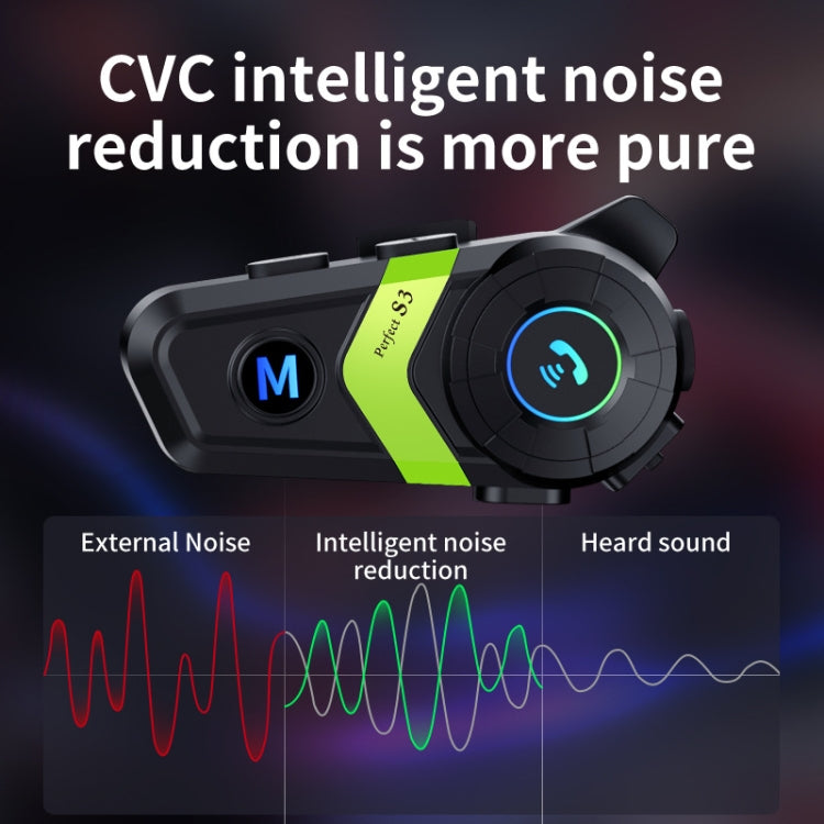 Auricolare Bluetooth per casco moto S3 con microfono antirumore