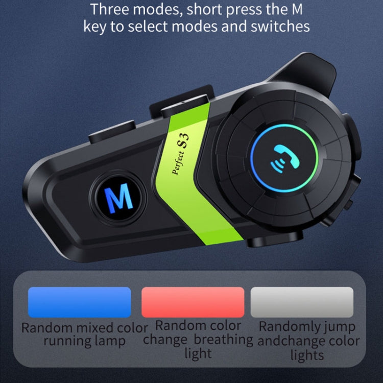 Auricolare Bluetooth per casco moto S3 con microfono antirumore