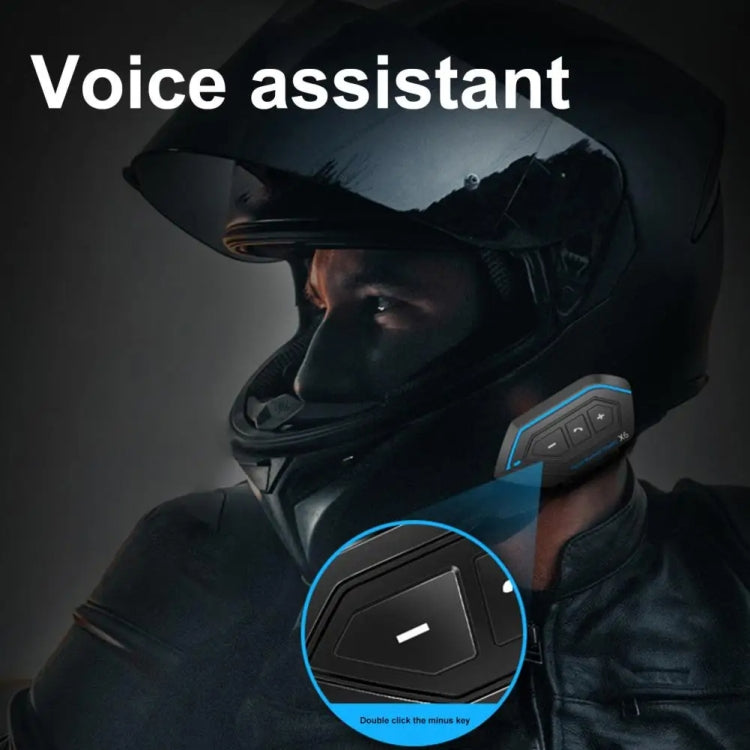 X6 Auricolare Bluetooth per Moto Impermeabile IP67