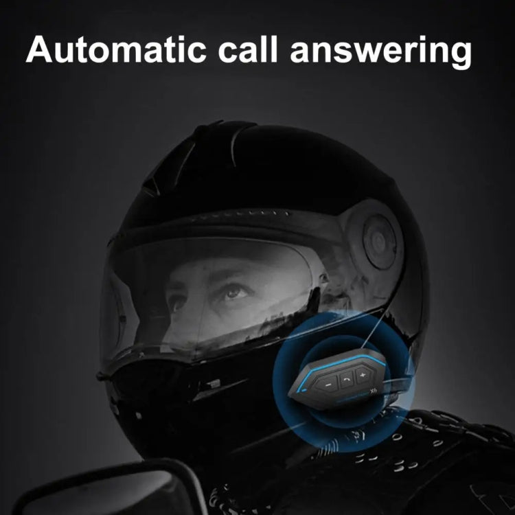 X6 Auricolare Bluetooth per Moto Impermeabile IP67