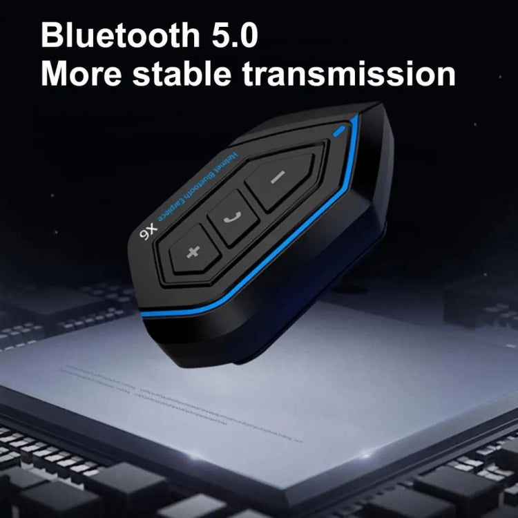 X6 Auricolare Bluetooth per Moto Impermeabile IP67