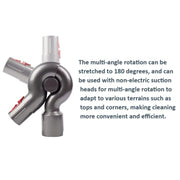 Per Dyson V7 / V8 / V10 / V11 / V15 Adattatore per tubo flessibile a gomito dello sterzo