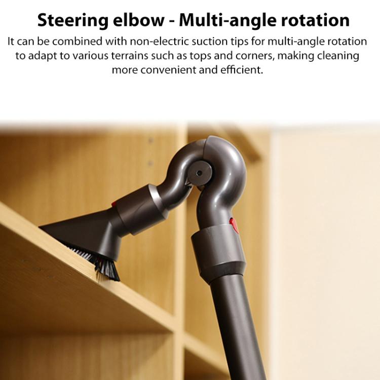 Adattatore tubo flessibile a gomito per Dyson V7-V15