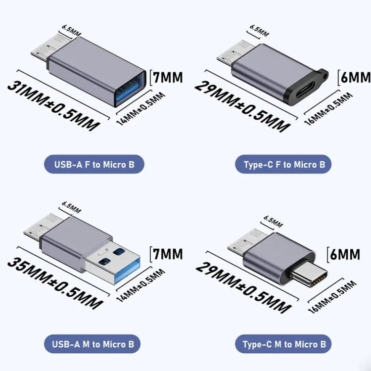 Convertitore interfaccia USB per custodia HDD Micro B