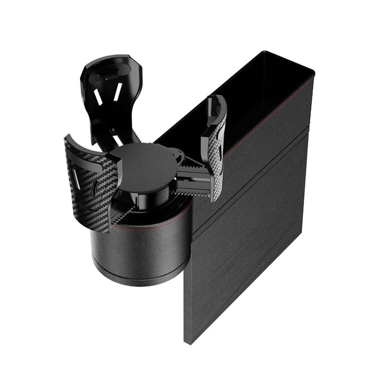 Posacenere per portabicchieri per auto, scatola portaoggetti per seggiolino auto, Left Black Red, Left Carbon Fiber, Left Brown, Left Beige, Left Black, Right Black Red, Right Carbon Fiber, Right Brown, Right Beige, Right Black