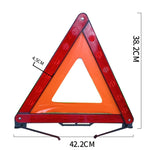 Supporto triangolare riflettente per treppiede per segnale di avvertimento per auto pieghevole