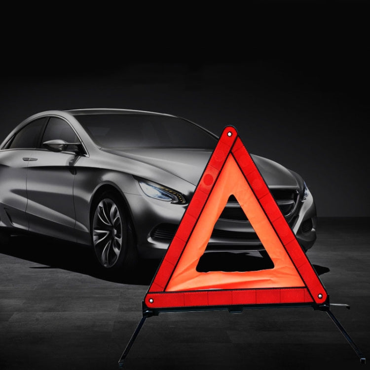 Supporto triangolare riflettente per treppiede per segnale di avvertimento per auto pieghevole