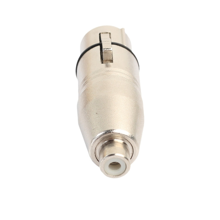 Giunto di transito audio per miscelazione microfono XLR femmina a RCA femmina con testa di loto in lega di zinco