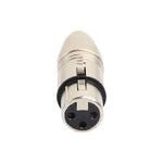 Adattatore audio XLR femmina a RCA femmina in lega di zinco
